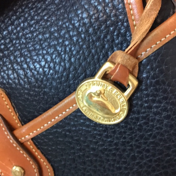 - Dooney & Bourke Cavalry Spectator Leather Crossbody Leather Bag - Picture 9 of 13